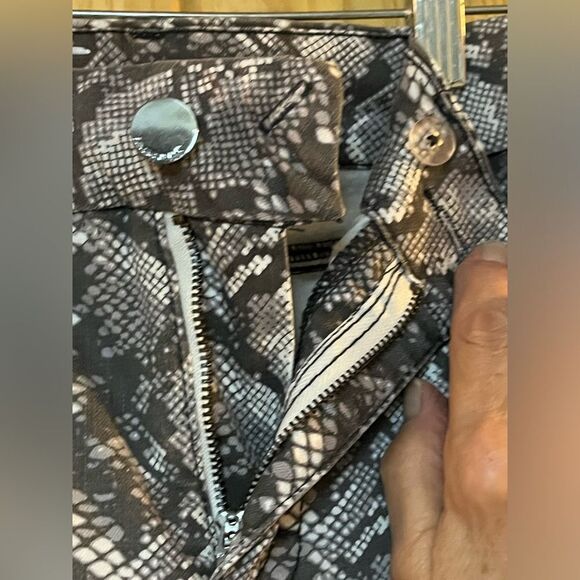 EUC Python Jeans Gray White 8 - Picture 6 of 7